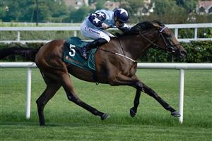 DUBLIN, IRELAND - SEPTEMBER 09: Billy Lee riding Kitty Rose win The Ballylinch Stud Irish EBF Ingabelle Stakes at Leopardstown Racecourse on September 09, 2023 in Dublin, Ireland. (Photo by Alan Crowhurst/Getty Images)