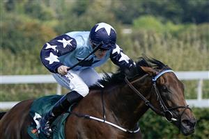 DUBLIN, IRELAND - SEPTEMBER 09: Billy Lee riding Kitty Rose win The Ballylinch Stud Irish EBF Ingabelle Stakes at Leopardstown Racecourse on September 09, 2023 in Dublin, Ireland. (Photo by Alan Crowhurst/Getty Images)
