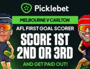 Melbourne Demons vs Carlton - Triple Chance First Goalkicker Payout