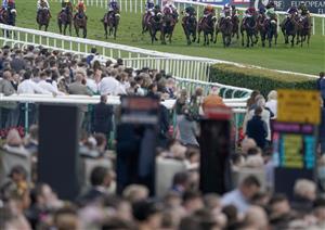 DONCASTER, ENGLAND - SEPTEMBER 16: Rossa Ryan riding Annaf (R, green/white) win The Betfred Portland at Doncaster Racecourse on September 16, 2023 in Doncaster, England. (Photo by Alan Crowhurst/Getty Images)