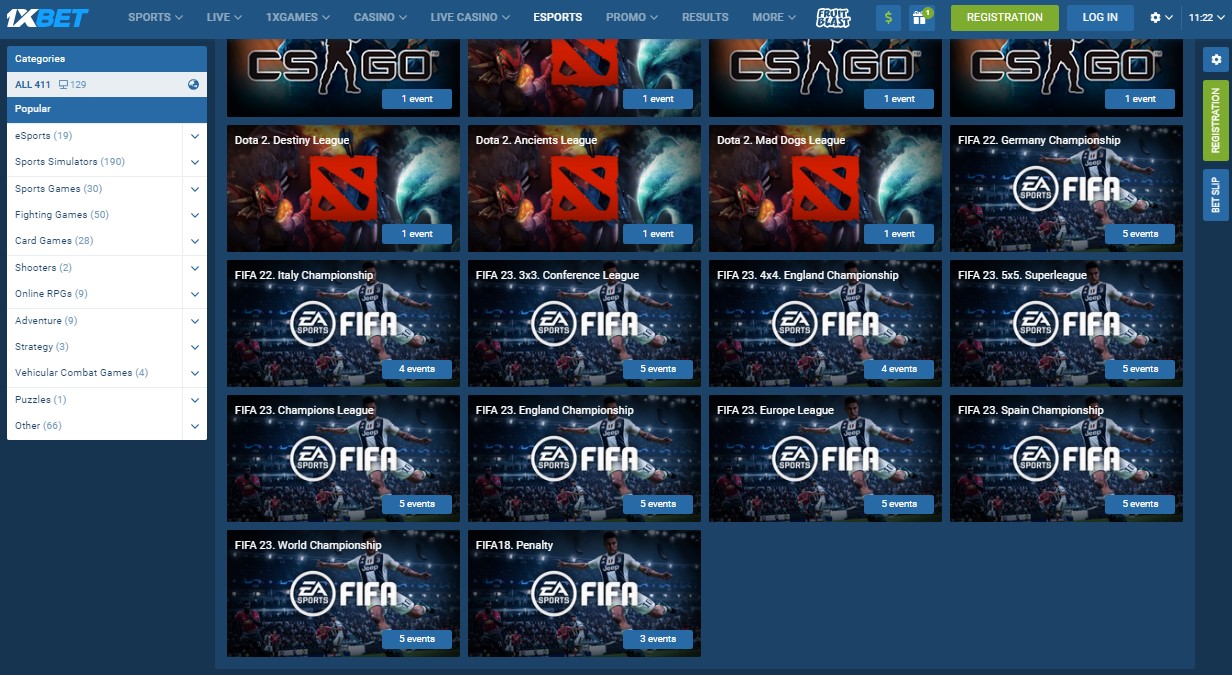 1xbet-Esports