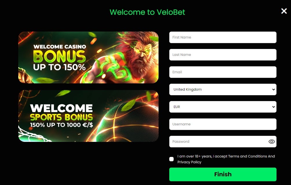 Velobet-Sign-Up