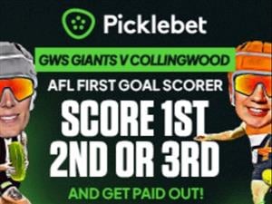 Collingwood vs GWS Giants - Triple Chance First Goalkicker Payout