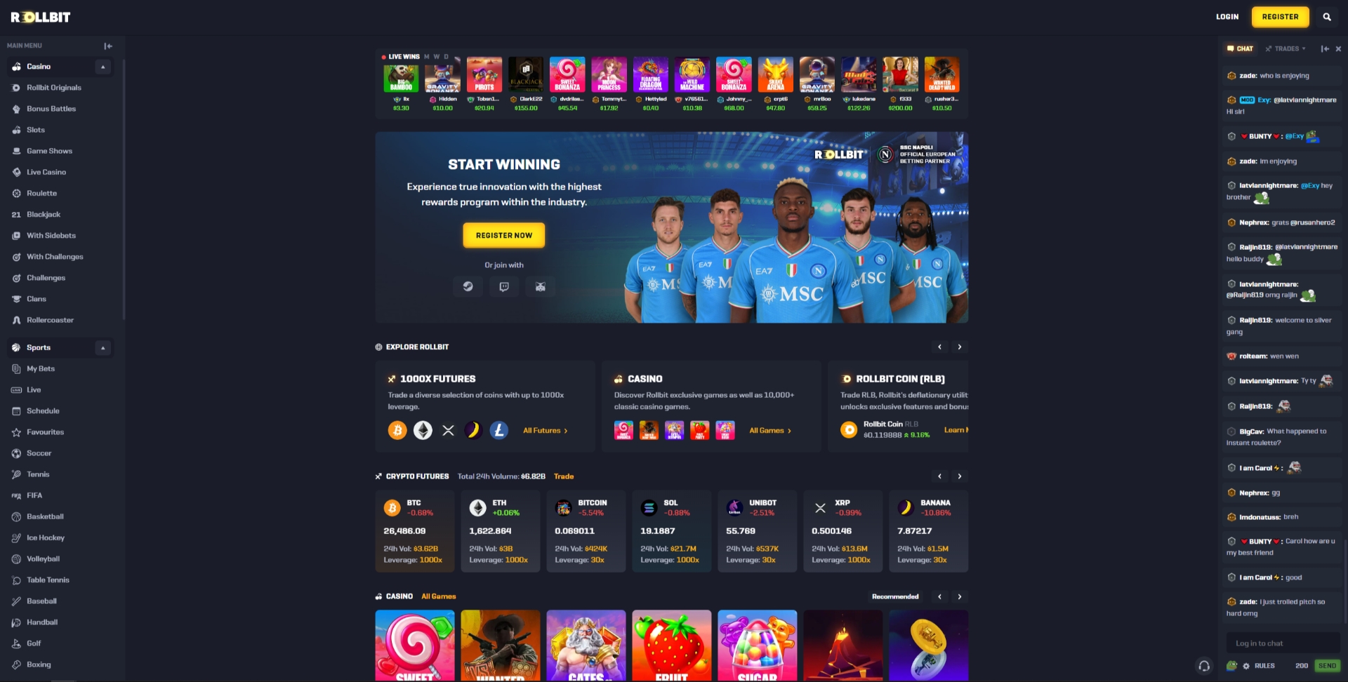 RollBit Website RollBit Website