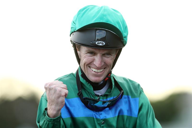 SYDNEY, AUSTRALIA - OCTOBER 14: Joshua Parr riding Renaissance Woman returns to scale after winning Race 10 The James Squire Angst Stakes during Sydney Racing at Royal Randwick Racecourse on October 14, 2023 in Sydney, Australia. (Photo by Jason McCawley/Getty Images)