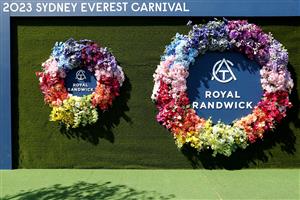SYDNEY, AUSTRALIA - OCTOBER 14: General scenes prior to the Sydney Racing - TAB Everest Day at Royal Randwick Racecourse on October 14, 2023 in Sydney, Australia. (Photo by Jeremy Ng/Getty Images)