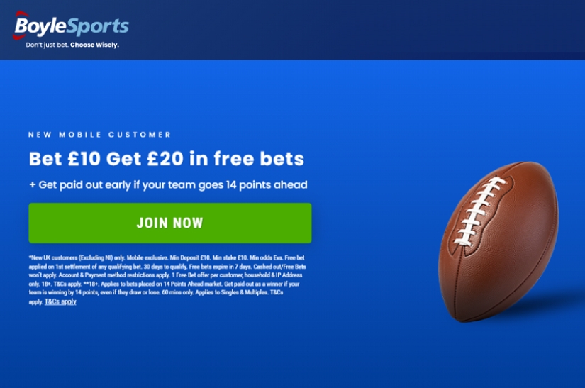 NFL Early PayOut Offer Get Paid Out If Your Team Leads By 14+ At Any Time