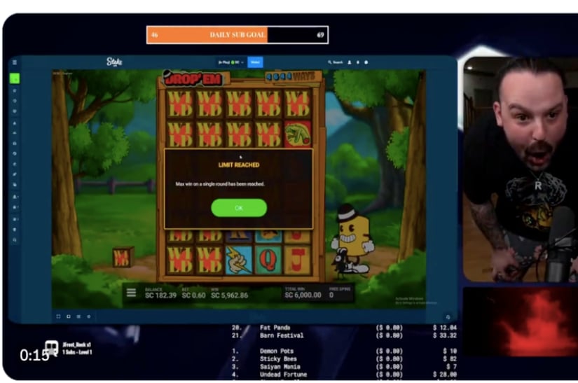 Stake.us Drop'em Big Win