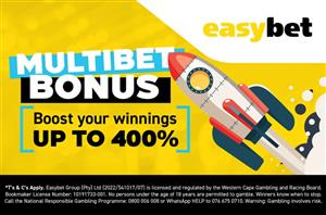 Boost your multi bet winnings by up to 400% with Easybet