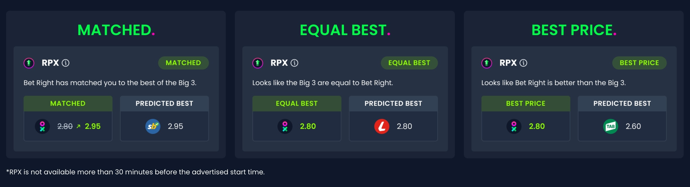 Bet Right RPX