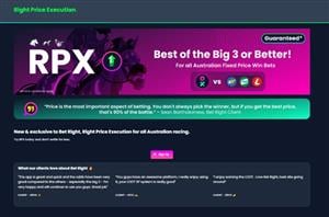 Bet Right RPX - Get Best of the Big 3 or Better with Right Price Execution
