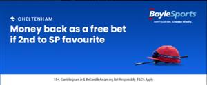 Boylesports Cheltenham November Meeting Money Back 2nd
