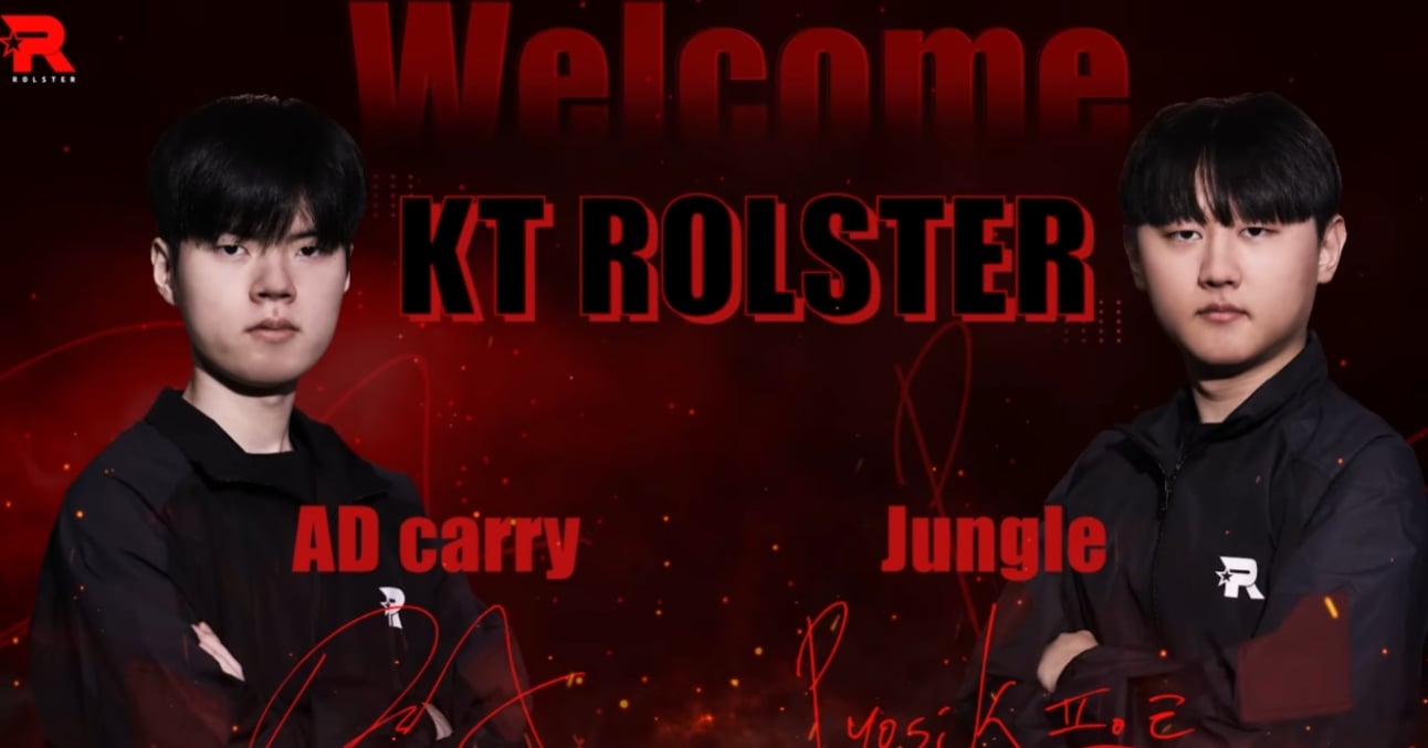 Kt Rolster Mid KT Rolster Sign Former World Championship Duo