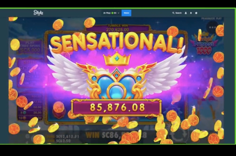 Starlight Princess 1000 Big Win Stake.us