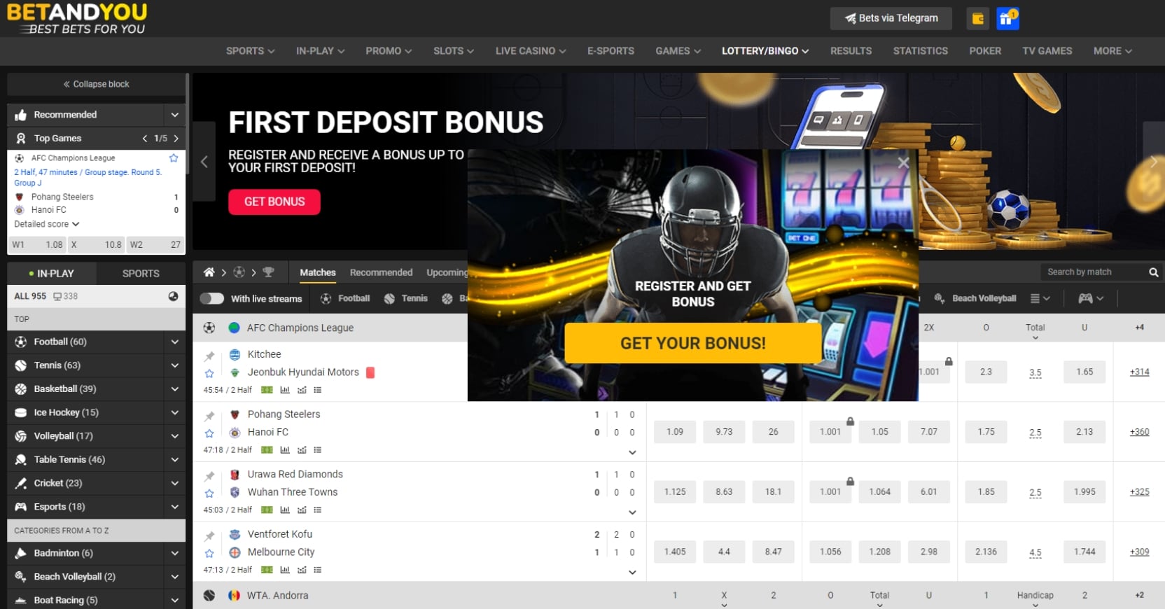 Cod Format Betandyou promo code MAXBONUS - How to get $143 welcome bonus