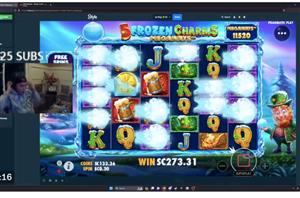 5 Frozen Charms Stake.us big win