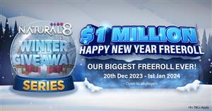 Natural8 $1M Happy New Year freeroll