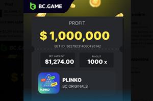 Plinko $1M Max Win