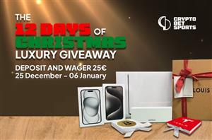 CryptoBetSports Unveils 12 Days of Christmas Bonanza: Win Big from Gadgets to Crypto!

