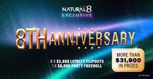 Natural8 8th Anniversary freeroll