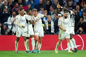 Real Madrid celebrate bernabeu