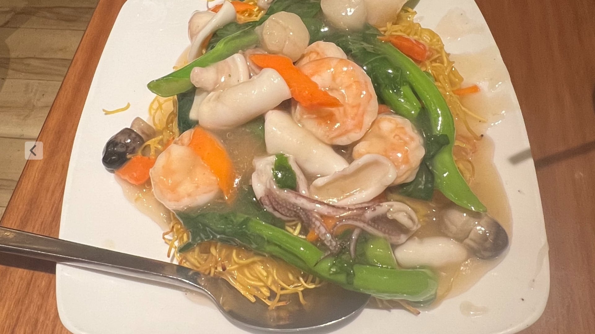 Crispy Seafood Noodles, Ondori at Orleans, Las Vegas Crispy Seafood Noodles, Ondori at Orleans, Las Vegas