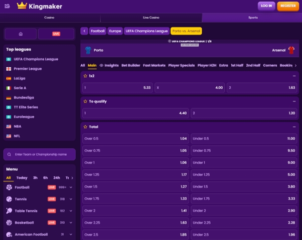 Kingmaker Sportsbook