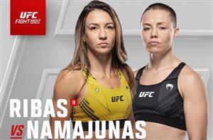 How To Watch UFC Fight Night: Ribas vs Namajunas Live Stream