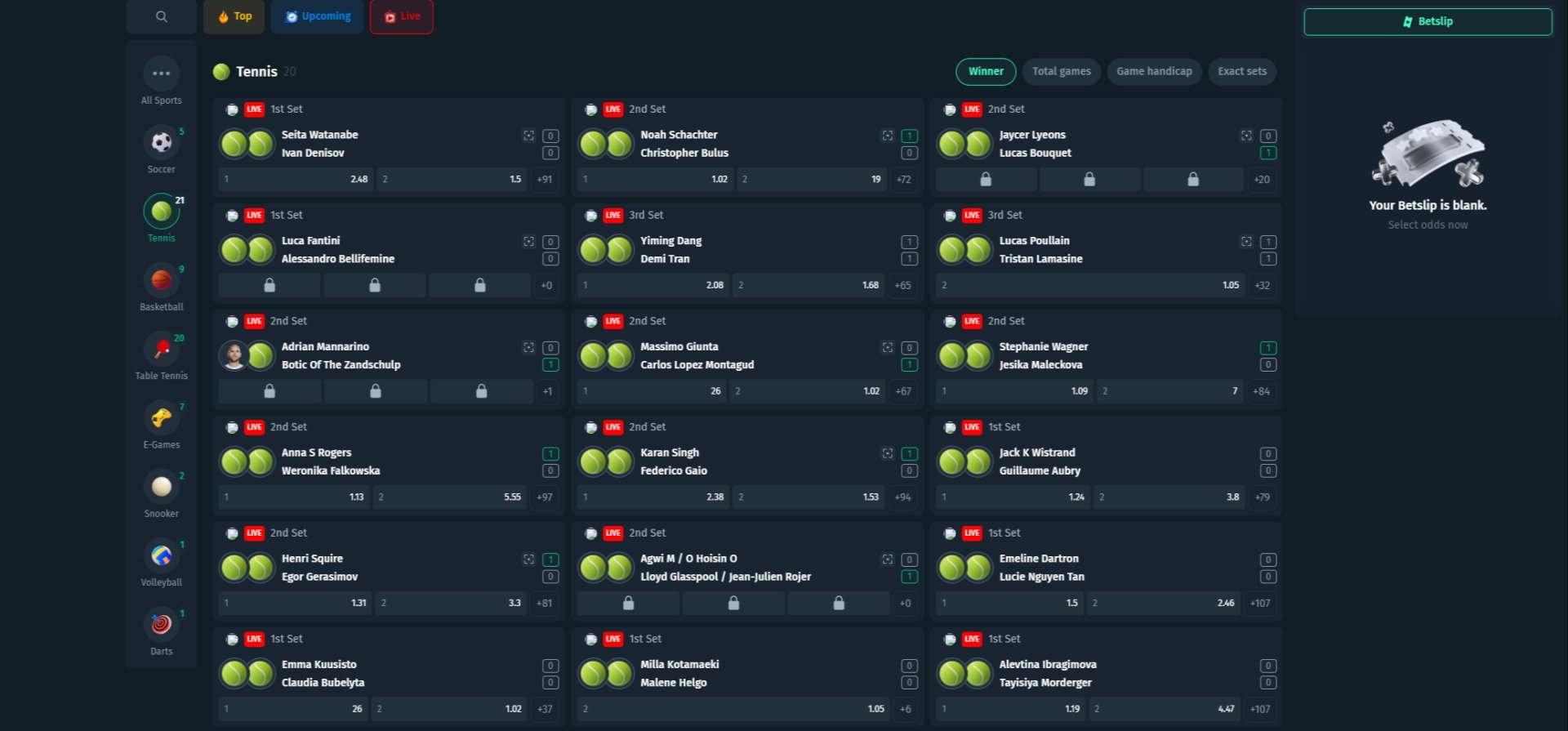 Vertbet Live Betting Vertbet Live Betting
