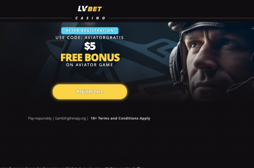 $5 Aviator Bonus at LV BET