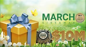 GGPoker March giveaway