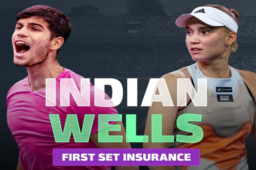 Indian Wells Tennis 2024 Free Bet if Your Picks Wins 1st Set But Loses Match