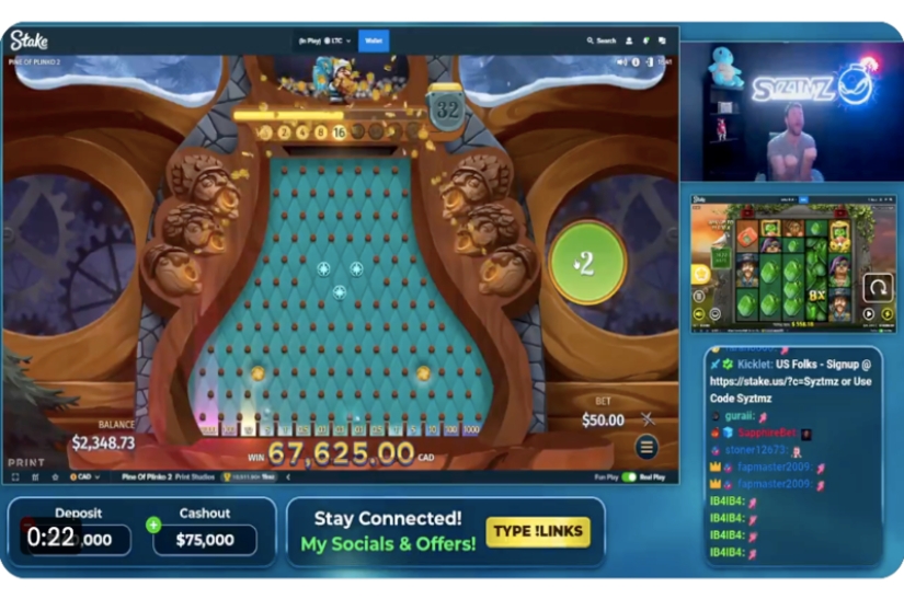 Plinko Player Wins 1000x Max Win at Stake Casino