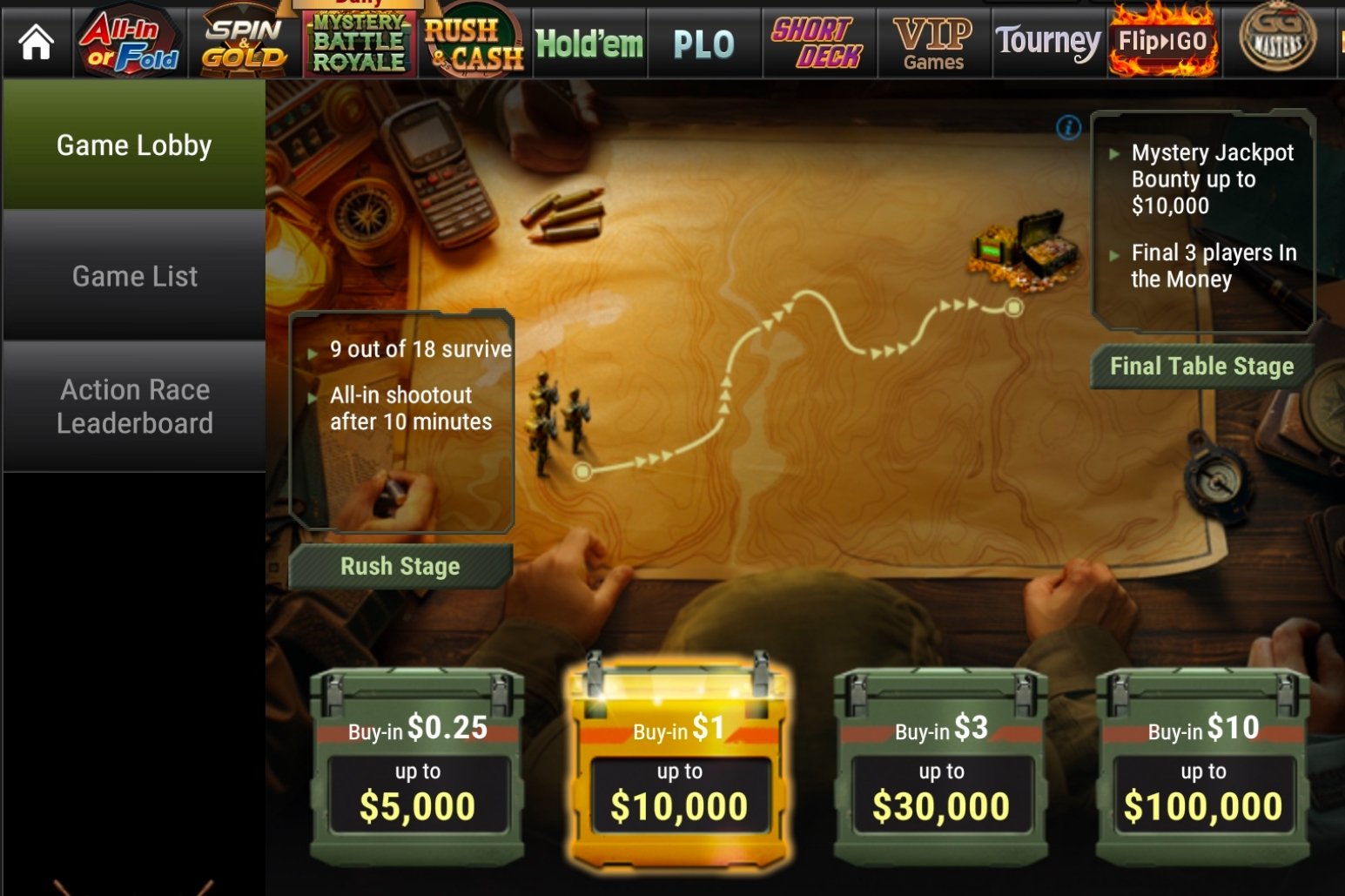 Mystery Battle Royale Lobby Mystery Battle Royale Lobby