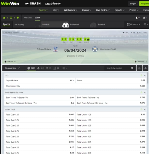 WinWin.bet Sports