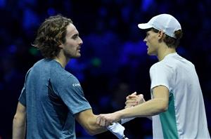 Jannik Sinner Stefanos Tsitsipas