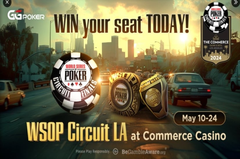 Satellite du Main Event WSOP Circuit LA 2024 sont désormais en ligne