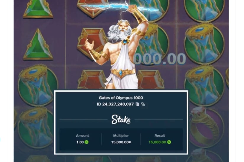 Gate of Olympus 1000 max win - Stake.us