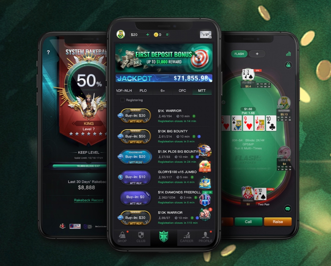 Мобилно приложение KK Poker KK Poker Mobile App