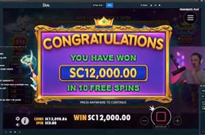 Starlight Princess 1000 max win - Stake.us