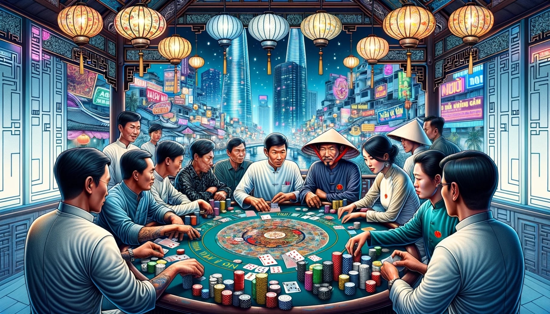 Poker in Vietnam with No Hats Please Poker in Vietnam with No Hats Please