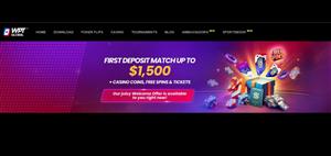 WPT Global promo code NEWBONUS - How to get $1500 welcome bonus