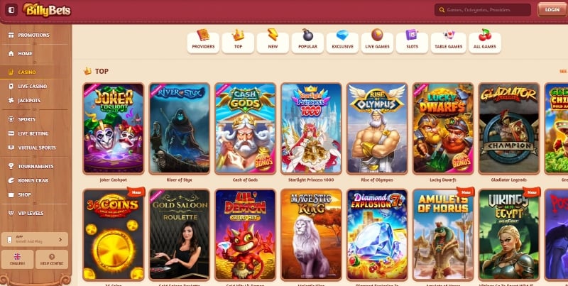 BillyBets Casino