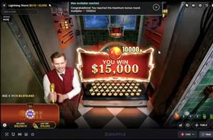 $15K Lightning Storm big win