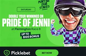 Get Double Winnings on Pride Of Jenni to win the Makybe Diva Stakes