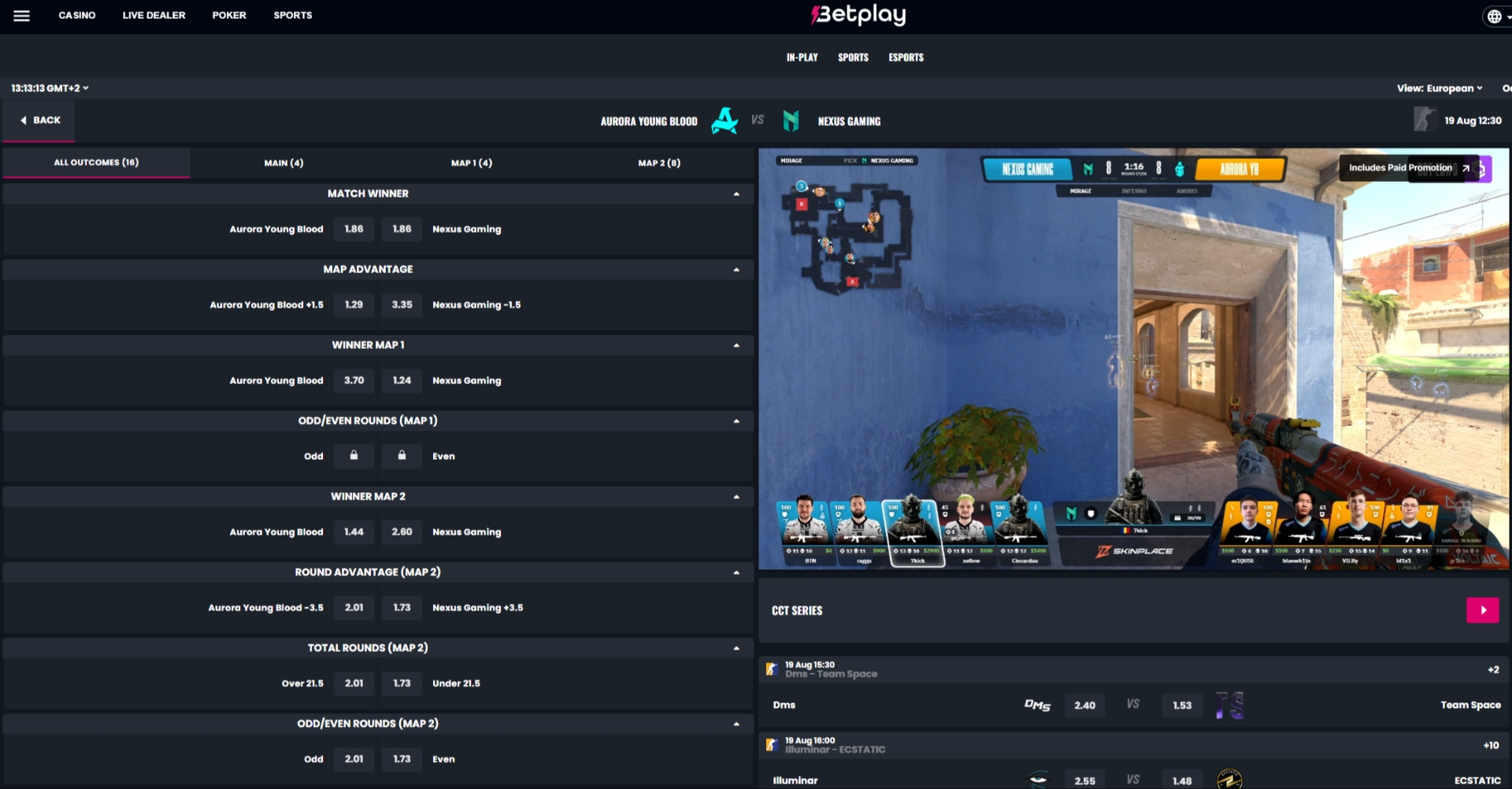 BetPlay Live Betting CS BetPlay Live Betting CS