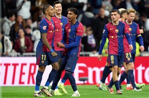 Barcelona celebrating a goal