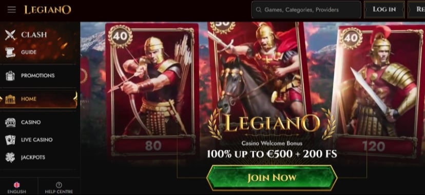 Legiano Promo Code | Get a bonus worth up to €100 with code NEWBONUS