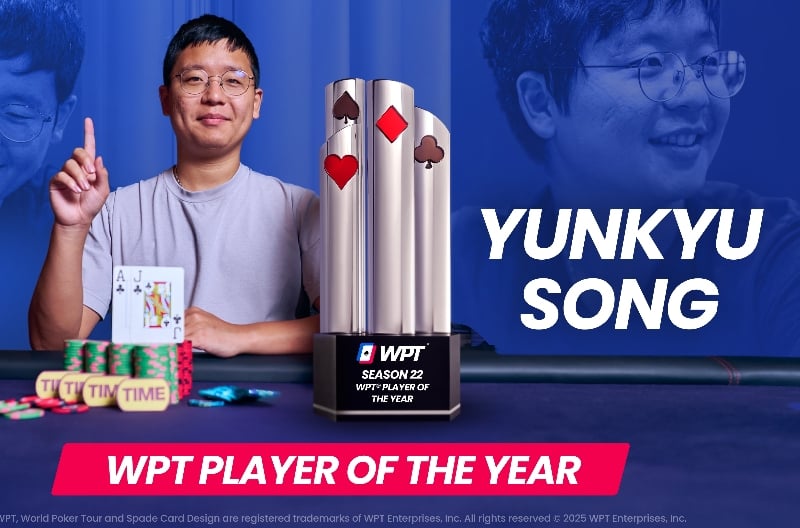 WPT Global Yunkyu Song Season 22 WPT Player of the Year