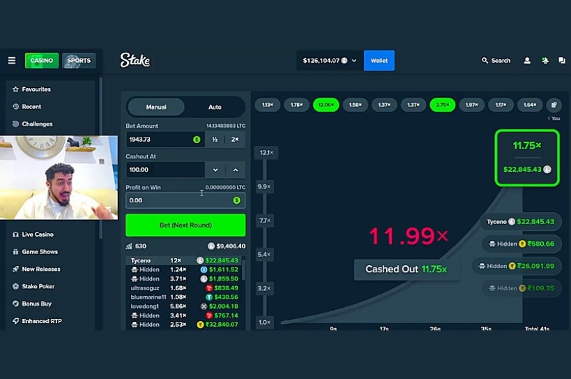 $22K Stake Crash Big Win